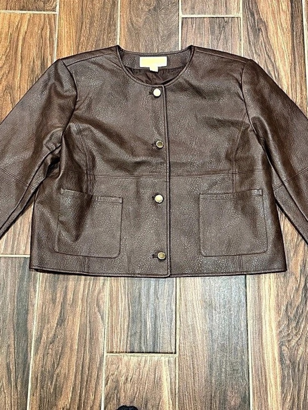 Michael Kors Brown Jacket Size XL Like New